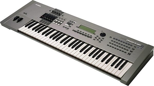 Yamaha 61-Key MOTIF Music Production Synthesizer, Right Angle View