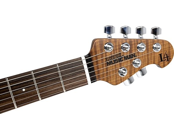 Ernie Ball Music Man Luke 4 Electric Guitar, Diesel, Action Position Back