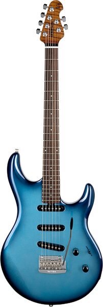 Ernie Ball Music Man Luke 4 Electric Guitar (with Softshell Case), Diesel, Action Position Back