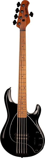 Ernie Ball Music Man StingRay 5 Special Electric Bass, 5-String (with Case), Black, Action Position Back
