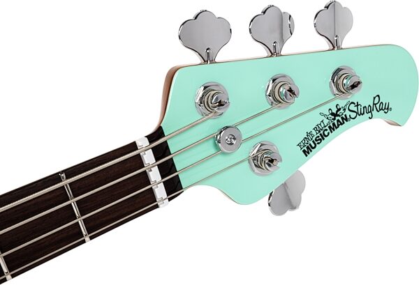 Ernie Ball Music Man StingRay Special Electric Bass (with Case), Laguna Green, Action Position Back