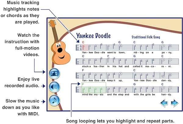 eMedia My Guitar Instructional DVD, Screenshot