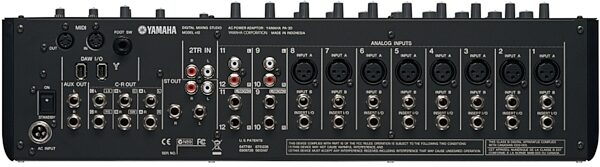 Yamaha N12 12-Channel Digital Mixer with Firewire Interface, Rear