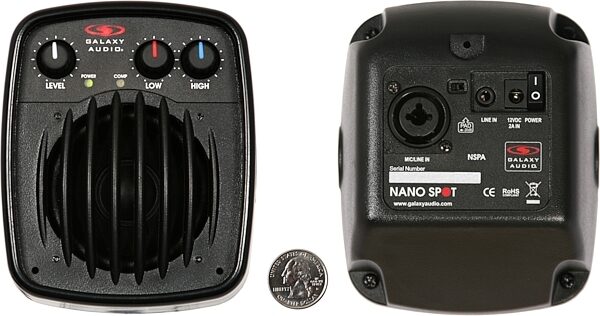 Galaxy Audio NSPA Nano Spot Personal Monitor, New, Size Comparison