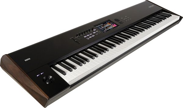 Korg Nautilus 88 Synthesizer Workstation Keyboard, 88-Key, New, Angle