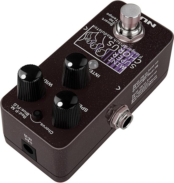 NUX Mini SCF Super Chorus Flanger and Pitch Modulation Pedal, New, Action Position Back