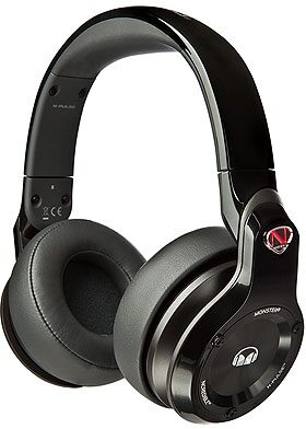 Monster NCredible N-Pulse DJ Headphones, Black Angle