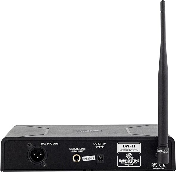 Nady DW-11 HT Single Transmitter Digital Wireless Handheld Microphone System, Action Position Back