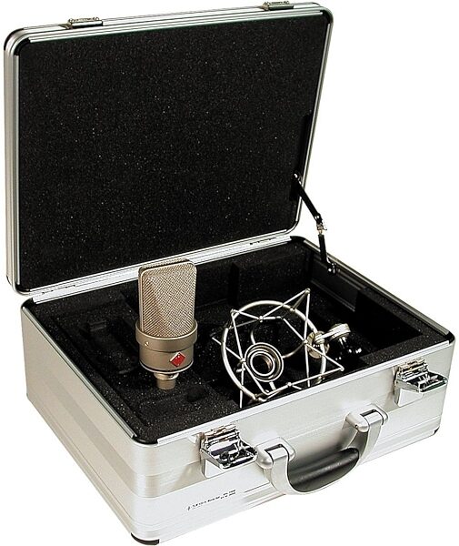 Neumann TLM 103 Anniversary Microphone with Shockmount and Case, Black, With Case