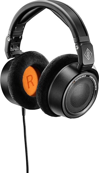 Neumann NDH 30 Open-Back Studio Headphones, Black, Action Position Back