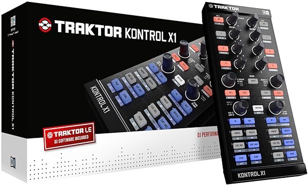 Native Instruments Traktor Kontrol X1 USB DJ Controller, Main