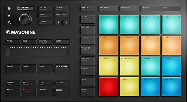 Native Instruments Maschine Mikro MK3 Groove Production Studio, New, Action Position Back