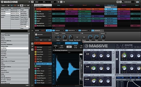 Native Instruments Maschine MK2 Groove Production Studio, Screenshot