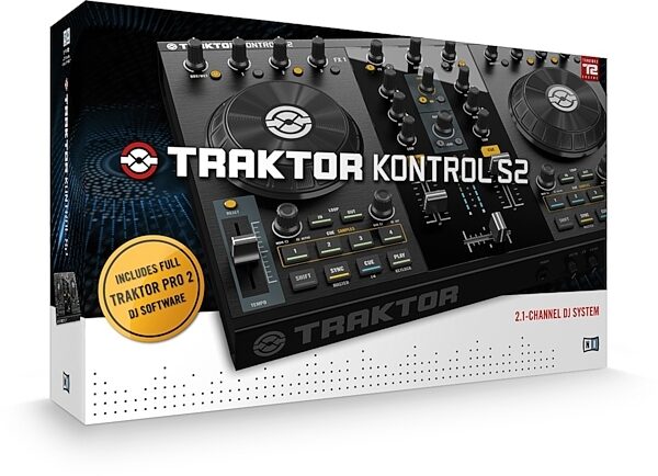 Native Instruments Traktor Kontrol S2 DJ Controller, Box