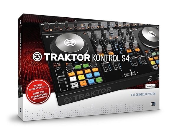 Native Instruments Traktor Kontrol S4 DJ Controller, Pack