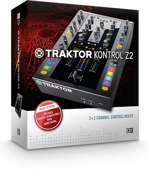 Native Instruments Traktor Kontrol Z2 DJ Mixer, Package