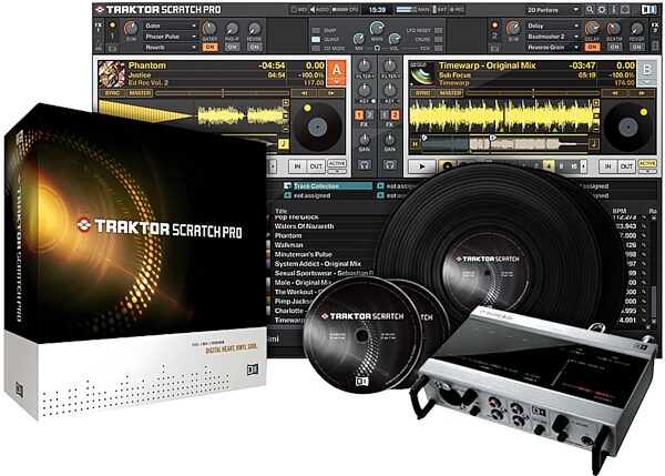 Native Instruments Traktor Scratch Pro DJ System, Main