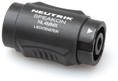 Neutrik NL4MMX Speakon Speaker Coupler, New, Main
