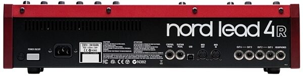 Nord Lead 4 Rack Analog Modeling Synthesizer, Back