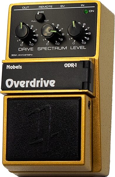 Nobels ODR-1 30th Anniversary Edition Overdrive Pedal, Action Position Back