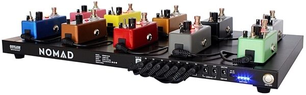 Outlaw Effects Nomad S128 Rechargeable Pedalboard, View