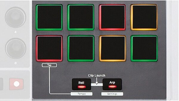 Novation Impulse 61 USB/MIDI Keyboard Controller (61-Key), New, Action Position Back