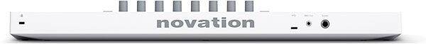 Novation Launchkey Mini 37 USB MIDI Keyboard Controller, White, Action Position Back