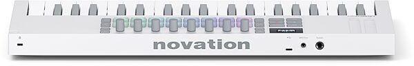 Novation Launchkey Mini 37 USB MIDI Keyboard Controller, White, Action Position Back