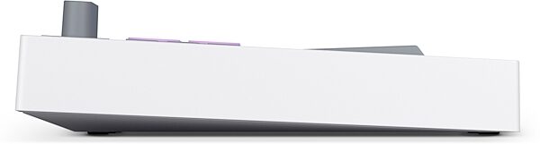 Novation Launchkey Mini 37 USB MIDI Keyboard Controller, White, Action Position Back