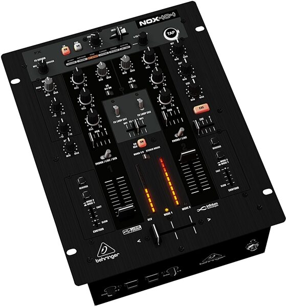 Behringer NOX404 USB DJ Mixer (2-Channel), Left