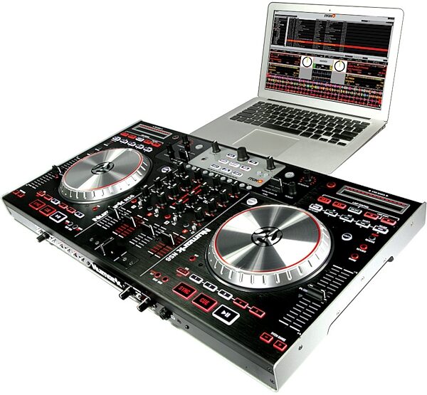 Numark NS6 Digital DJ Controller and Mixer, Angle