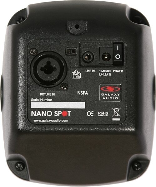 Galaxy Audio NSPA Nano Spot Personal Monitor, New, Back