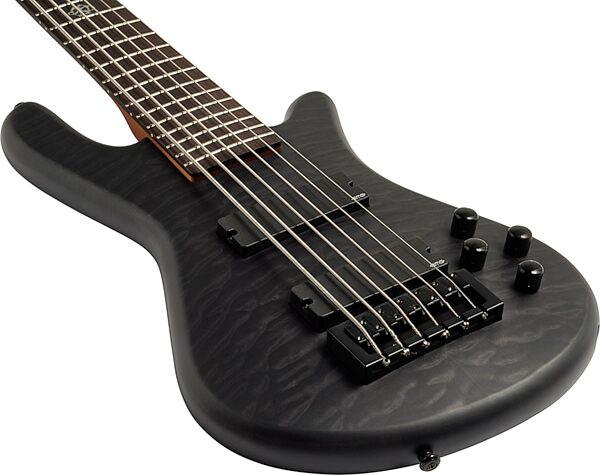 Spector NS Pulse II Electric Bass, 6-String, Black Stain Matte, Open Box (Very Good), Action Position Back