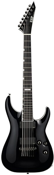 ESP Horizon NT7 Electric Guitar (7-String, with Case), Black