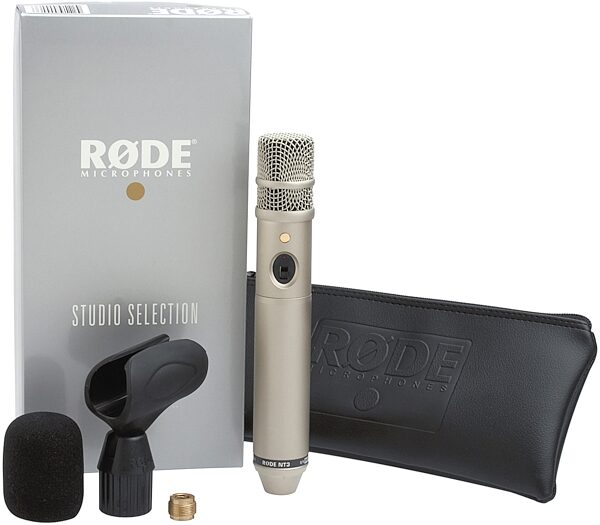Rode NT3 Medium-Diaphragm Condenser Studio Microphone, New, Package