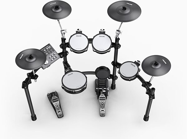 NUX DM-7X All-Mesh Head Digital Drum Kit, With Throne, Main