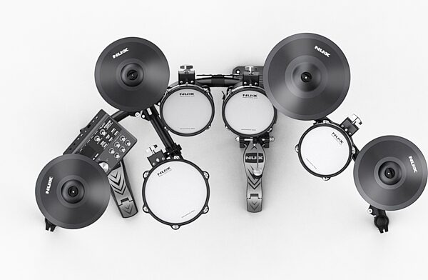 NUX DM-7X All-Mesh Head Digital Drum Kit, New, view
