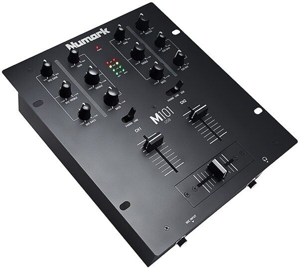Numark M101USB USB DJ Mixer (2-Channel), Black