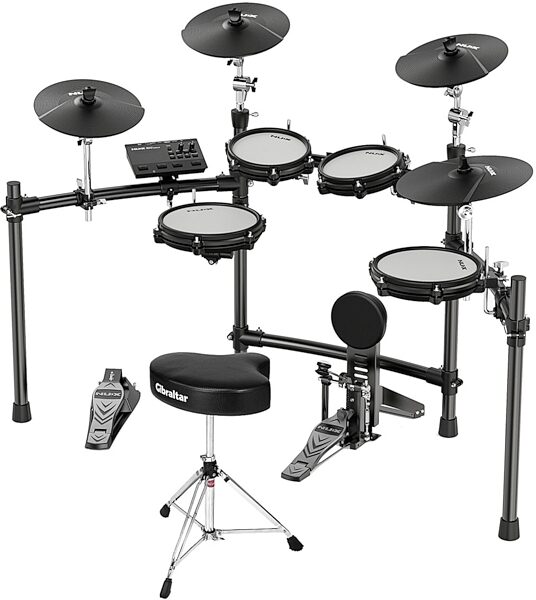NU-X DM-310 All-Mesh Head Electronic Drum Kit, pack