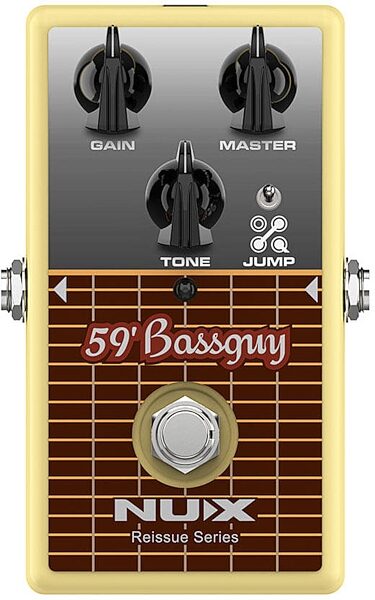 NUX 59 Bassguy Bassman Reissue Pedal, New, Action Position Back