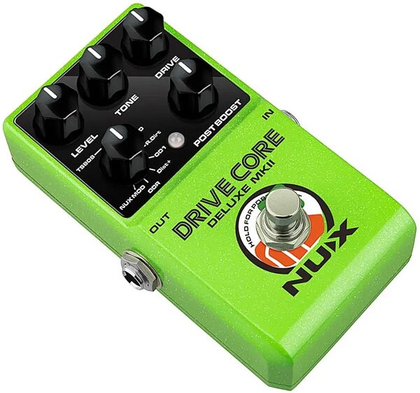 NUX Drive Core DLX MKII Overdrive Pedal, New, Action Position Back
