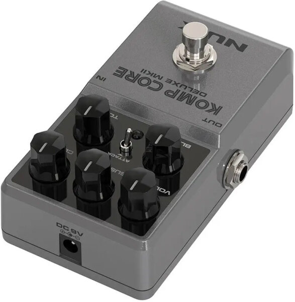 NUX Komp Core Deluxe MKII Compressor Pedal, New, Action Position Back