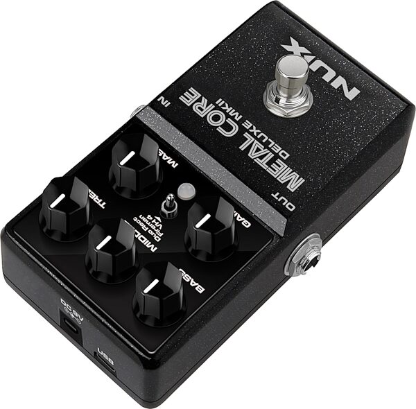 NUX Metal Core Deluxe MKII Hi Gain Distortion Pedal, New, Action Position Back