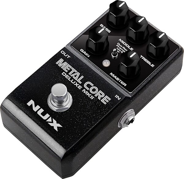 NUX Metal Core Deluxe MKII Hi Gain Distortion Pedal, New, Action Position Back
