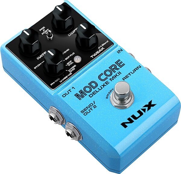 NUX Mod Core Deluxe MKII Multi Modulation Pedal, New, Action Position Back