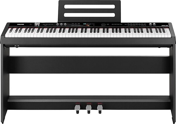 NUX NPK-20 Digital Piano, 88-Key, Black, Action Position Back