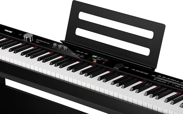 NUX NPK-20 Digital Piano, 88-Key, Black, Action Position Back