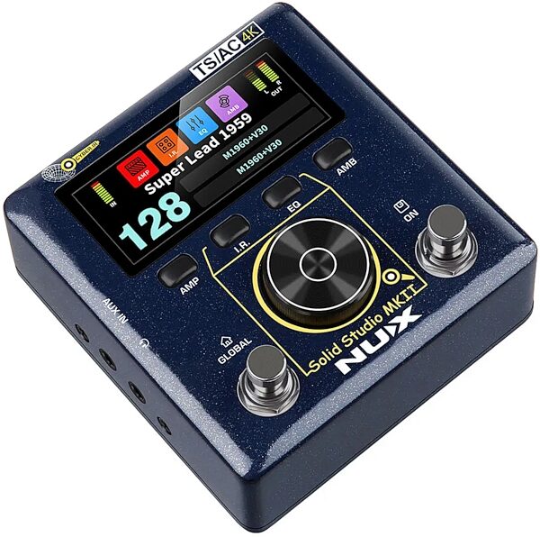 NUX Solid Studio MKII NSS-6 Amp Simulator IR Loader Pedal, New, Action Position Back