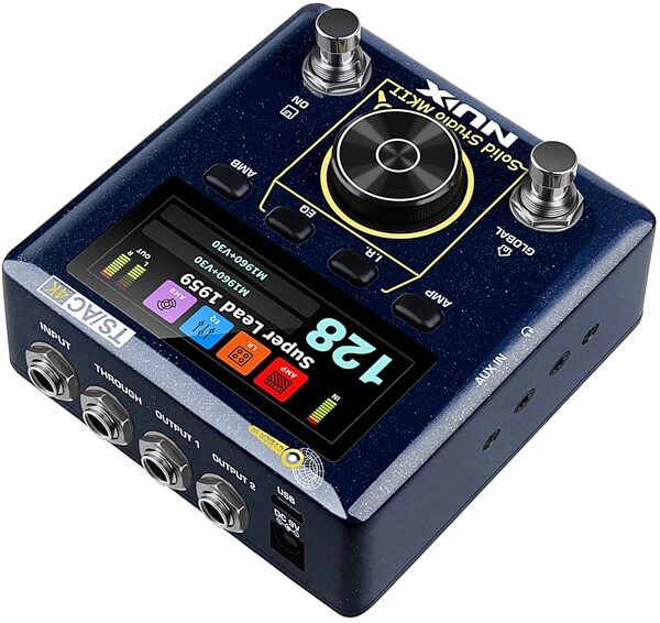 NUX Solid Studio MKII NSS-6 Amp Simulator IR Loader Pedal, New, Action Position Back
