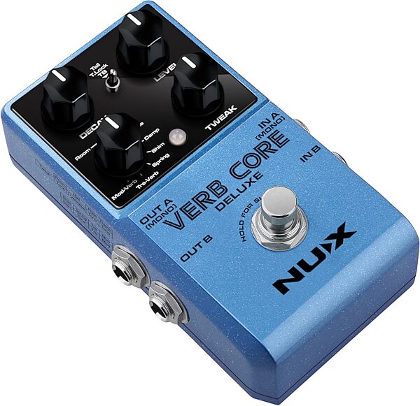 NUX Verb Core Deluxe Multi Reverb Pedal, New, Action Position Back